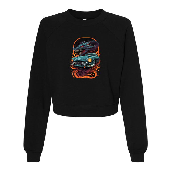 BELLA CANVAS WOMEN'S CROPPED FLEECE PULLOVER 7505